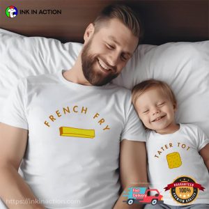 French Fry And Tater Tot Funny Fastfood Matching T-shirt