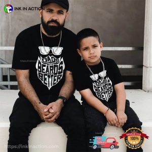 Funny Beards Dad And Son T shirt