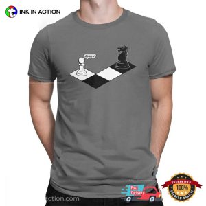 Funny Pawn And Knight chess shirt 1