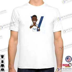 Funny Real Madrid Vinicius Junior Comic Win Champions League Tee 2