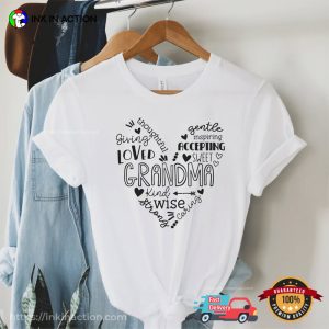 Grandma Virtues Heart T-shirt