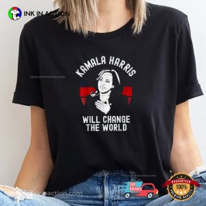 Hand On Chest Kamala Harris T Shirt 2