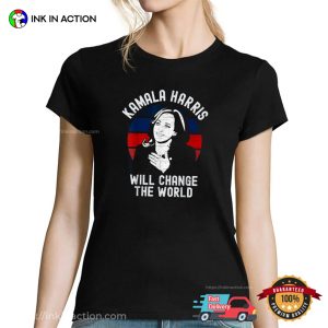 Hand On Chest Kamala Harris T Shirt 3