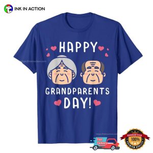 Happy Grandparents Day Grandma And Grandpa T-shirt