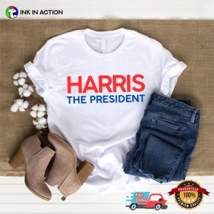 Harris The President Comfort Colors Shirt, Kamala Harris 2024 Merch 2