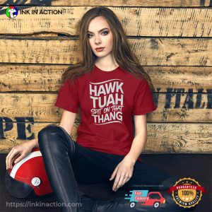 Hawk Tuah Spit On That Thang Funny Meme T-shirt