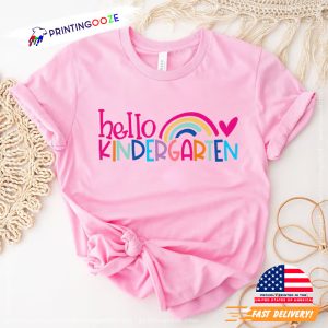 Hello Kindergarten Comfort Colors Shirt, back to school clothes 3