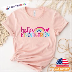 Hello Kindergarten Comfort Colors Shirt, back to school clothes 4