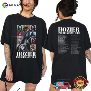 Hozier Unreal Unearth Tour 2024 Schedulres Vintage Graphic T-shirt