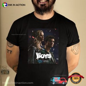 Hughie And Annie In The Boys Season 4 The Boys SS4 Poster T-shirt 1