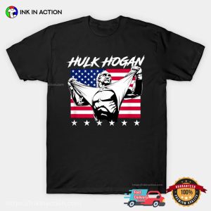 Hulk Hogan American Flag Pro Wrestling T Shirt 3