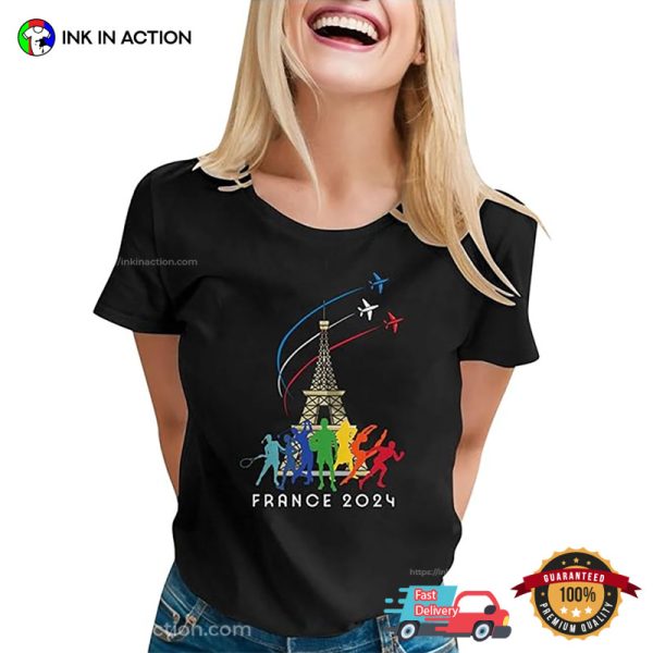 International Multi-sport Event Olympics France 2024 T-shirt