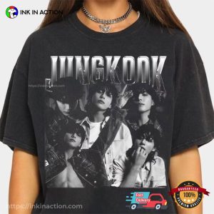 JungKook 90s Retro Graphic T-shirt