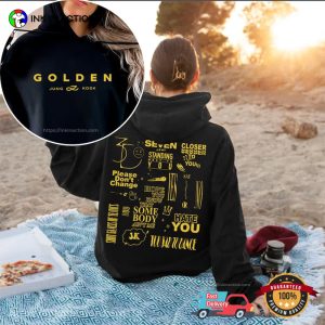 Jungkook Golden Album Tracklist T-shirt