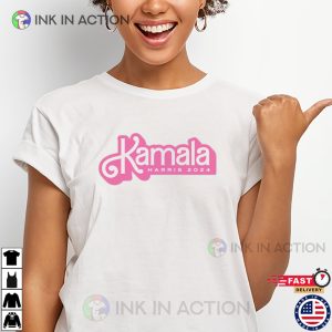 Kamala Harris 2024 Barbie Style T-shirt2