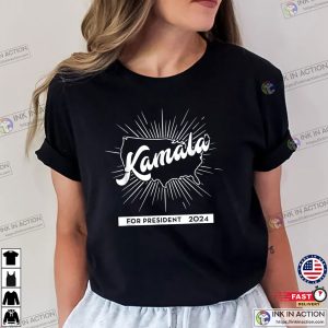 Kamala Harris 2024 For President Campaign T Shirt 3