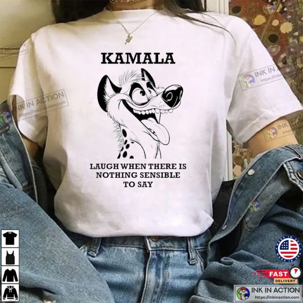 Kamala Harris 2024 Laughing Hyena Funny T-shirt