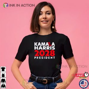 Kamala Harris 2028 President T Shirt 2