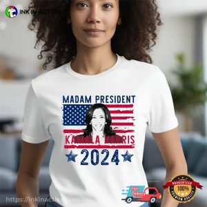 Kamala Harris Madam America President 2024 T-shirt