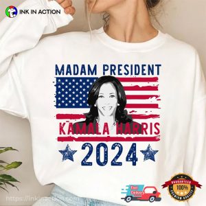 Kamala Harris Madam America President 2024 T shirt 3