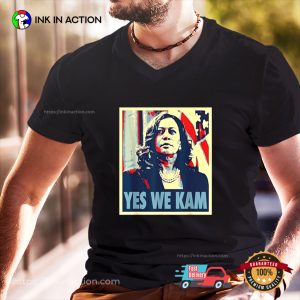 Kamala Harris Vice President Yes We Kam Graphic T-shirt