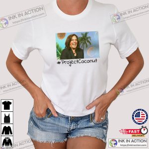 Kamala Harris laughing ProjectCoconut Funny T-shirt