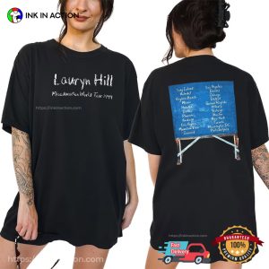 Lauryn Hill Miseducation World Tour 1999 2 Sided T shirt
