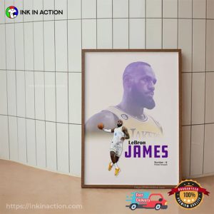 Lebron James LA Lakers NBA Poster