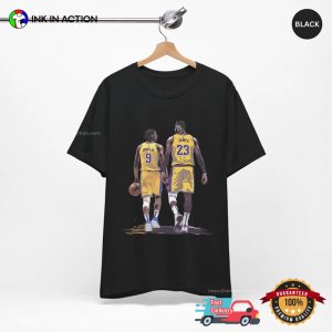 Lebron and Bronny James Father and Son Basketball Shirt 2