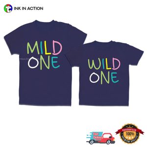 MILD ONE WILD ONE Mom And Baby Matching Tee