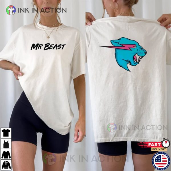 MR BEAST 2 Sided T-shirt