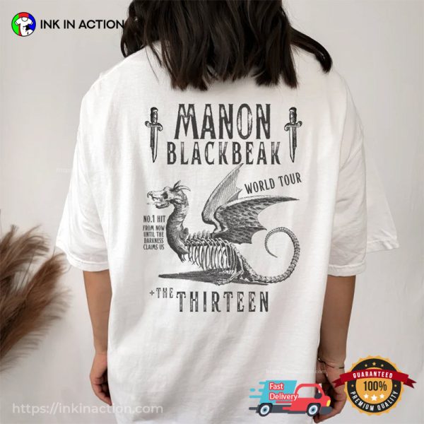 Manon Blackbeak Throne Of Glass Series 2 Side T-shirt