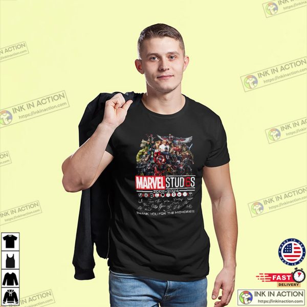 Marvel Studios 16th Anniversary Thank You For The Memories T-shirt