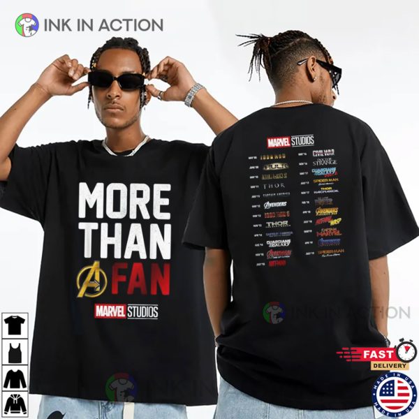 Marvel Studios MORE THAN A FAN Anniversary T-shirt