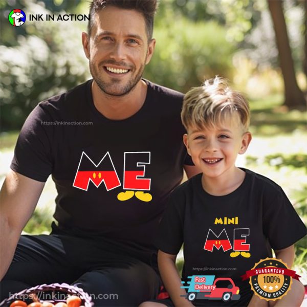 Me And Mini Me Mickey Mouse Dad Son Matching T-shirt