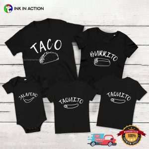 Mexico Fast Food Family Trip Matching T shirt 2