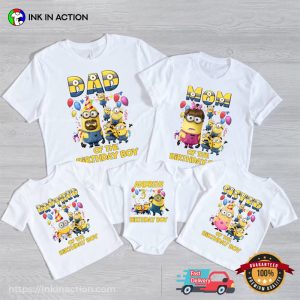 Minion Funny Family Matching T-shirt