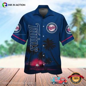 Minnesota Twins Baseball Club Hawaiian T-shirt