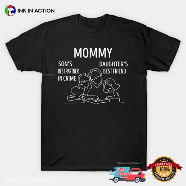 Mommy, Son And Daughter Family Uniform T-Shirt