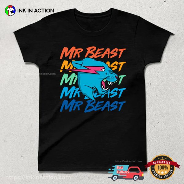 Mr Beast Colorful Fan Shirt