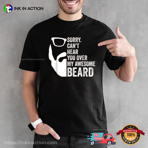 My Awesome Beard Funny World Beard Day Merch