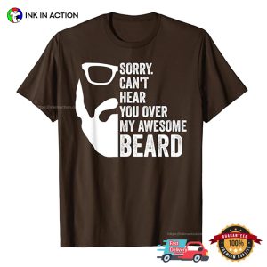 My Awesome Beard Funny world beard day Merch 3