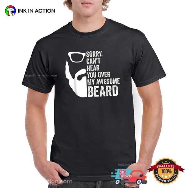 My Awesome Beard Funny World Beard Day Merch