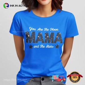 National Moon Day Moon And The Stars Mama Shirt 2