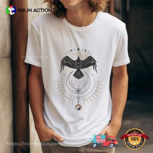 National Moon Day Raven Celestial Tshirt 2