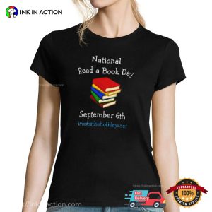 National Read A Book Day 2024 Holiday T shirts 1