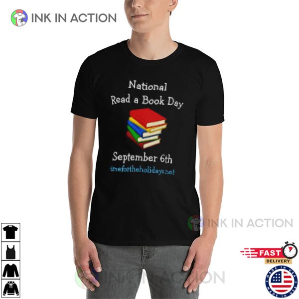 National Read A Book Day 2024 Holiday T-shirts