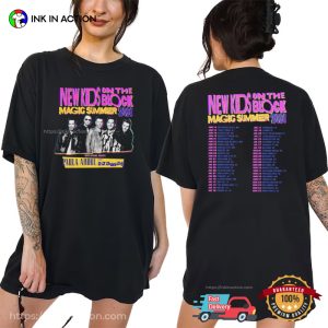 New Kids On The Block The Magic Summer Tour 2024 Fan 2 Sided Shirt