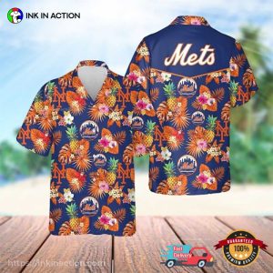 New York Mets Pineapple Summer Hawaiian Shirt