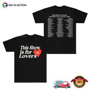 Niall Horan Presents The Show Live On Tour 2024 2 Sided Shirt
